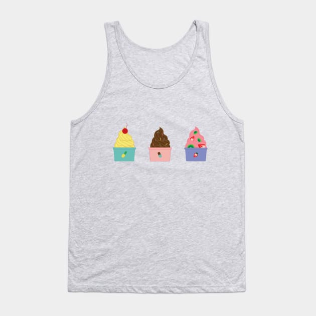 Frozen Yogurt Trio Tank Top by EmilyK